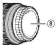 Diagram of a coiled cable with labeled components and directional arrows indicating motion or flow.