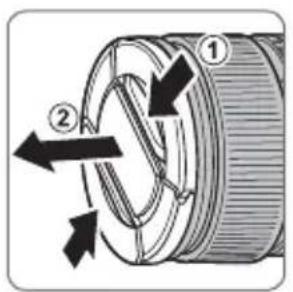 FUJIFILM XF56mmF1.2 R - Fjerning av dekselet - 1