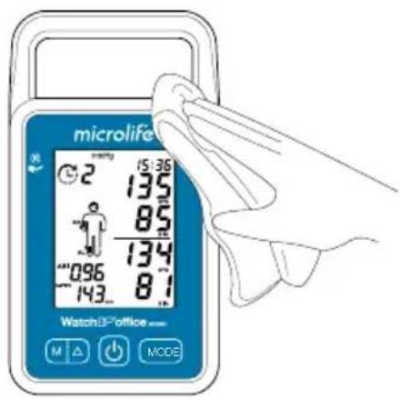 MICROLIFE WatchBP Office - Rengøring og desinficering af instrumentet - 1