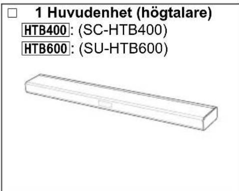 PANASONIC SC-HTB400 - Detta system - 1
