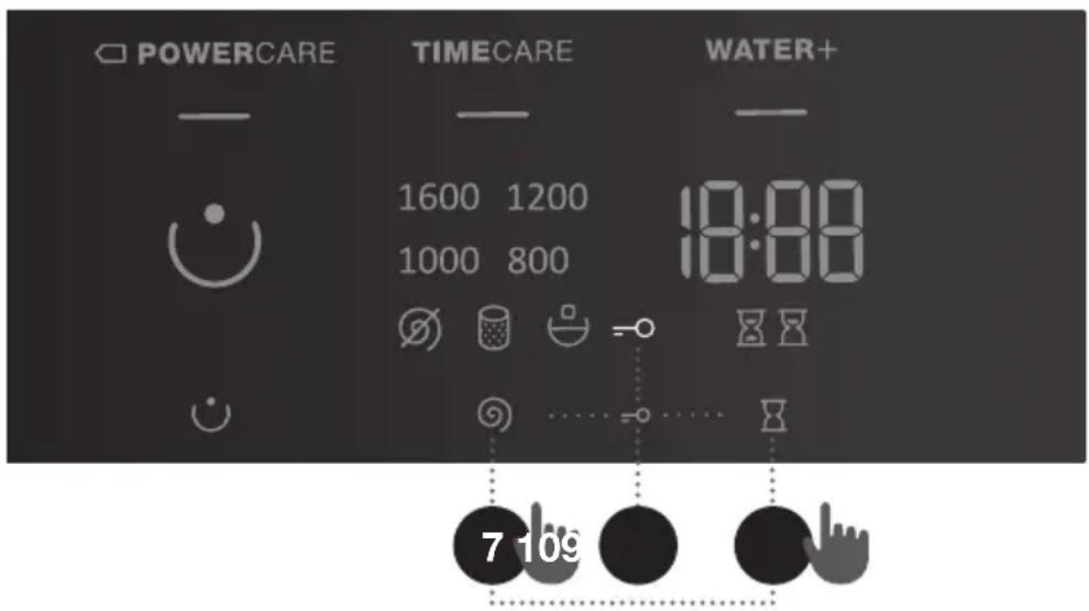POWERCARE TIMECARE WATER+ 1600 1200 1000 800 18:00 7 109