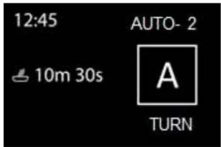 12:45 AUTO- 2 10m 30s A TURN