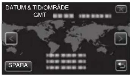 DATUM & TID/OMRÅDE GMT SPARA