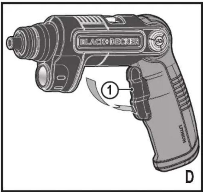 BLACK+DECKER ① LITRDER D