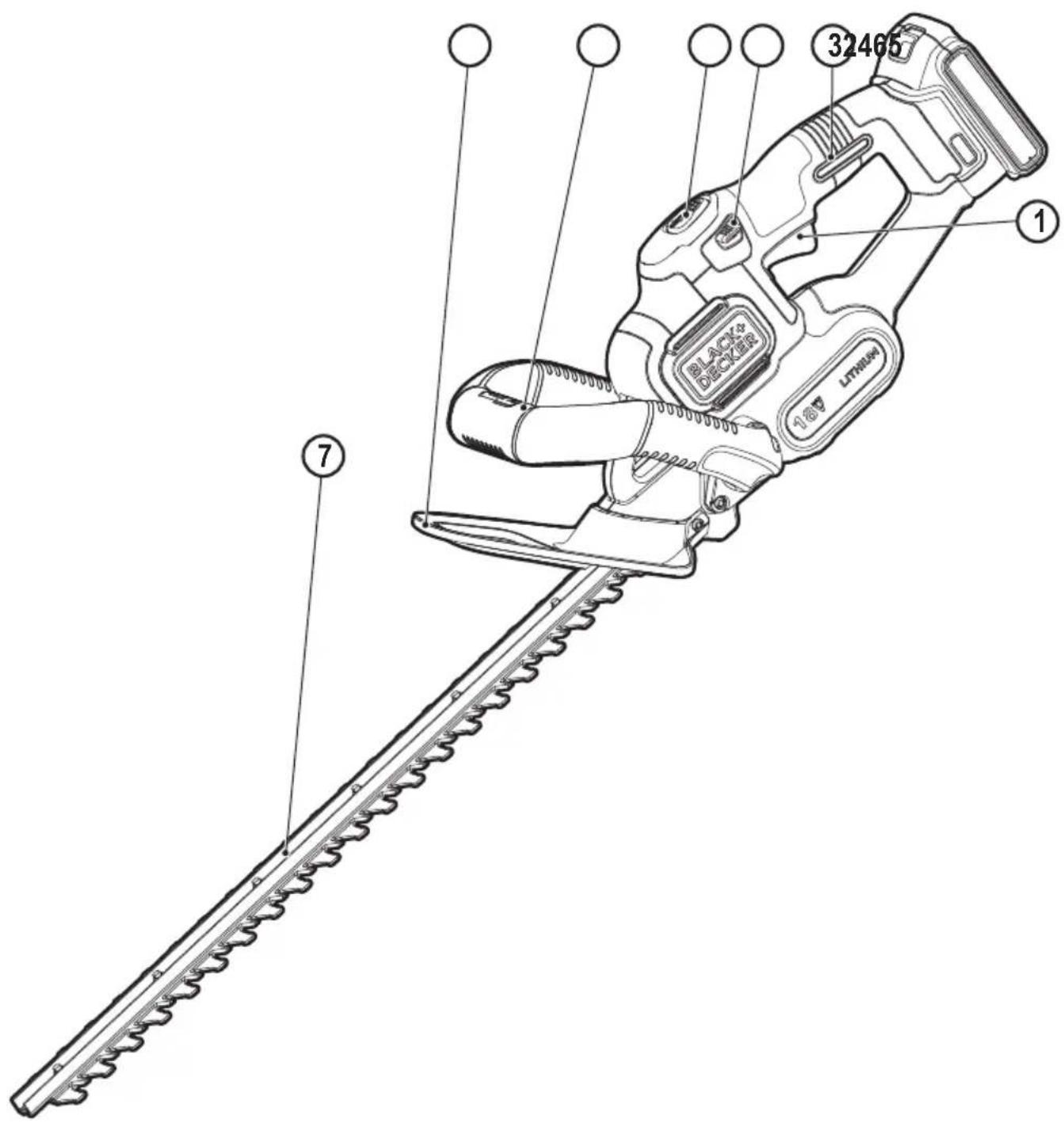 32465 BLACK+ DECKER 18V LITHWAL 7