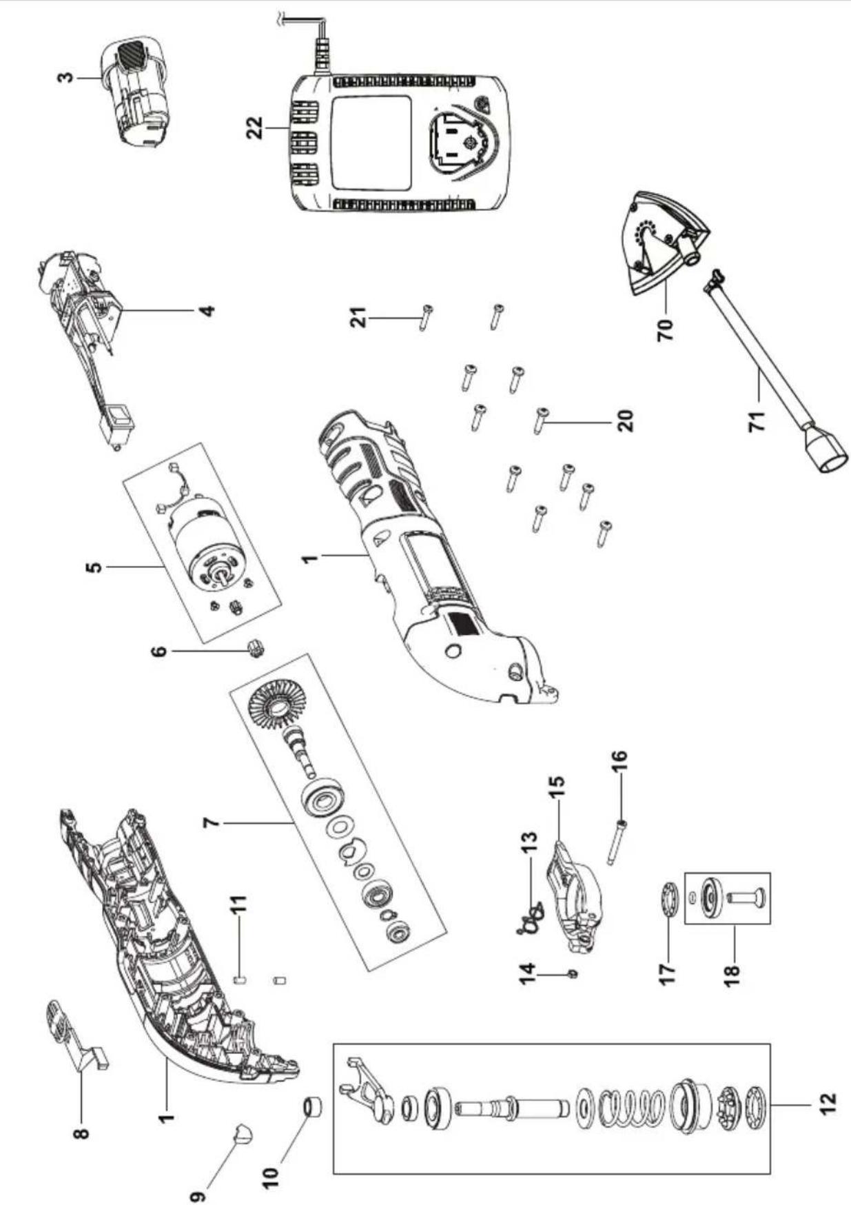 BLACK & DECKER HPL108 - HPL108 - 1