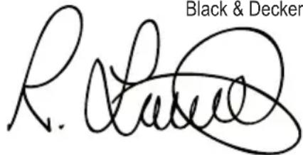 R. Dawce Black & Decker