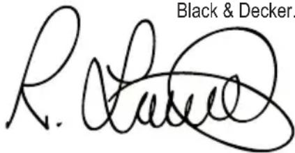 Black & Decker. R. Lassou