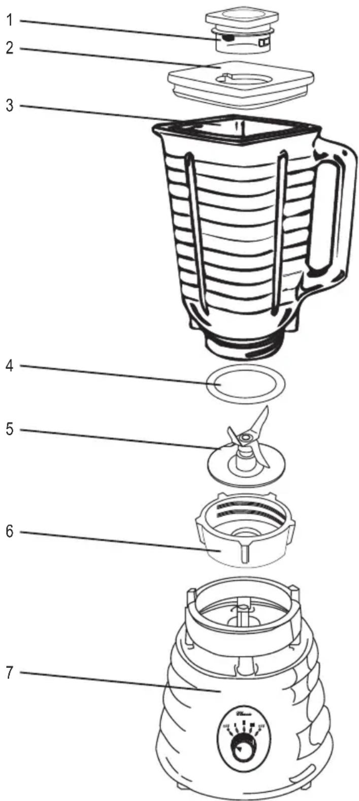 OSTER 450-10 - DESCRIÇÃO DO APARELHO - 1