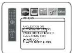 ANGLE ICON ON AUTO-POWER-CPPON FXEL DISPLAY ENIG-T SLOD SHOW 2 sec DRAGON VOD PLAYER MODE AUDIO