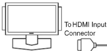 To HDMI Input Connector
