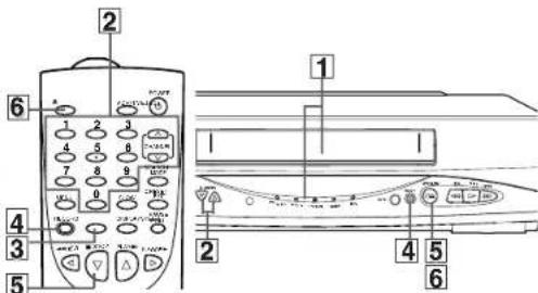 SANYO VWM-950 - Grabación y OTR (grabación de un toque) - 3
