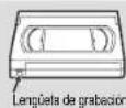 SANYO VWM-950 - Prevención de borrado accidental - 1