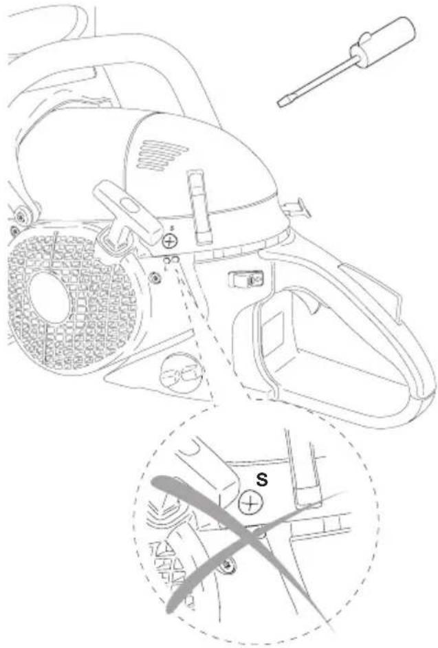 MAKITA EA7900P45E - Adjusting the idle speed - 3