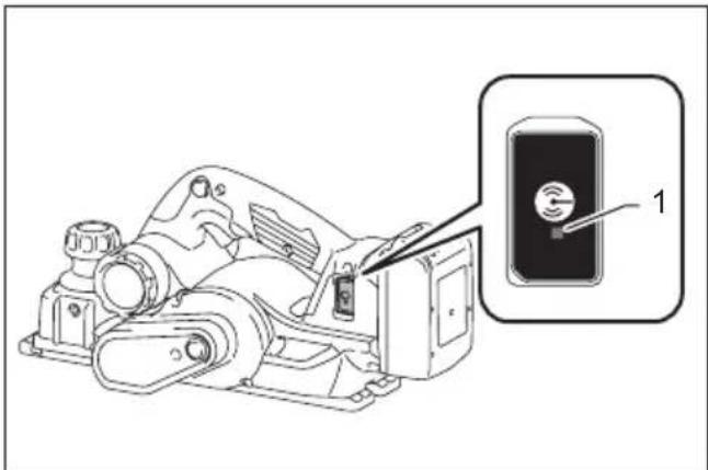 MAKITA DKP181RTJU - Description of the wireless activation lamp status - 1