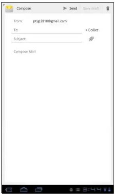 Compose From: ptsgl2010@gmail.com To: + Cc/Bcc Subject: Compose Mail