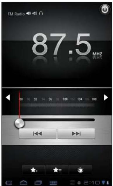 FM Radio 87.5 MHz P043 88 90 92 94 96 98 100 102 104 106 108 ←← →←