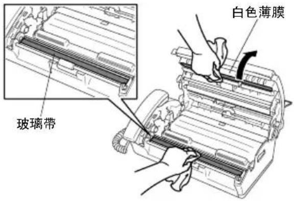 白色薄膜 玻璃带