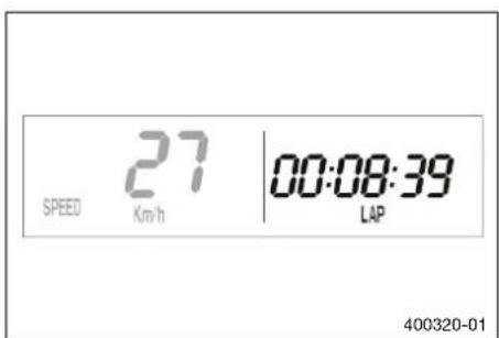 SPEED 27 Km/h 00:08:39 LAP 400320-01