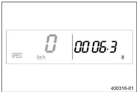 SPEED 0 Km/h | 00.06.3 H 400316-01
