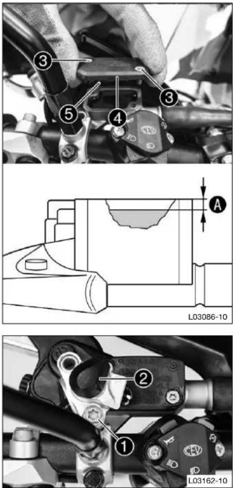 Technical diagram showing mechanical assembly steps with numbered components and L03086-10 and L03162-10 labels
