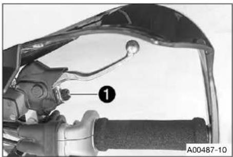 HUSQVARNA FR 450 Rally (2019) - Adjusting the basic position of the hand brake lever - 1