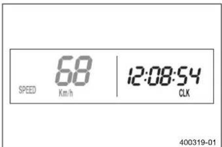 SPEED 68 Km/h 12:08:54 CLK 400319-01