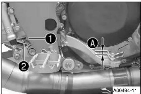 Technical diagram of a mechanical assembly with labeled parts and reference number A00494-11