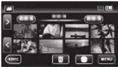 JVC GZ-R430 - Afspilning/sletning af filer på denne enhed - 1