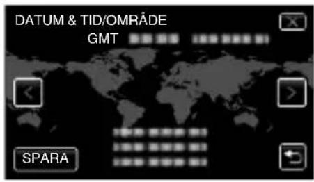 DATUM & TID/OMRÅDE GMT SPARA