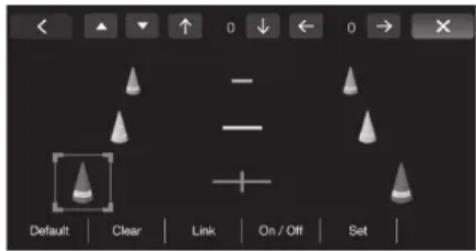 < ▲ ↑ 0 ↓ ← 0 → - - - - - - - - - - - - - - - - - - - - - - - - - - - - - - - - - - - - - - - - - - - - - - - - - - - - Default | Clear | Link | On / Off | Set |
