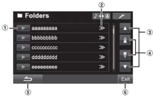 Folders ① aaaaaaa bbbbbbbb cccccccccc dddddddd eeeeeeee Exit