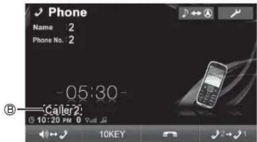 Phone Name: 2 Phone No: 2 -05:30- Caller2: 10:20 PM 0 10KEY