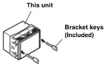 This unit Bracket keys (Included)