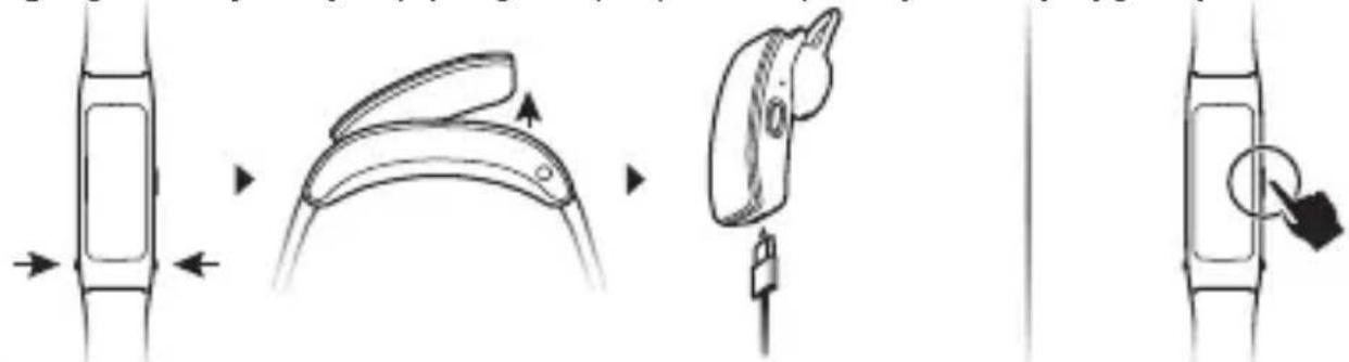 HUAWEI TalkBand B3 Lite - Juostos jjungimas - 1