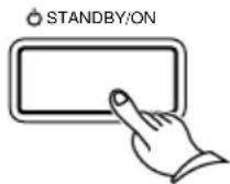 ONKYO T-405TX - Press the STANDBY/ON button. - 1