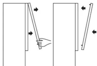 ONKYO SKF-4700 - Attaching and detaching the speaker grilles - 2