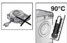 CANDY LB HOL800 - ADVARSEL: UNDER VASK KAN VANDET BLIVE OP TIL 90 GRADER VART. - 5