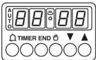 AUTO 88 88 TIMER END ⏻ ▼ ▲