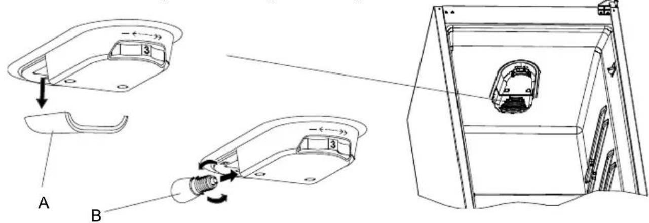 CANDY CVBNM6182WH89 - Udskiftning af elpæren - 1