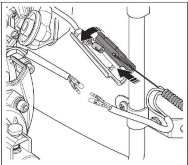 HUSQVARNA 131RB - To connect the throttle cable and stop switch wires - 1