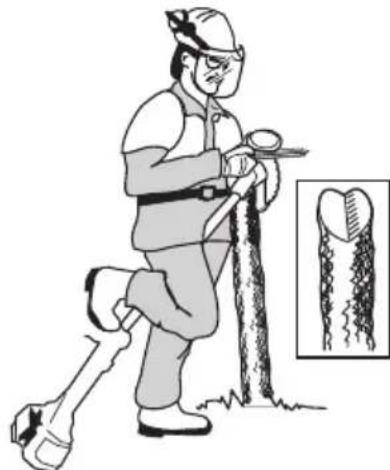 HUSQVARNA 336RK - Sharpening the saw blade - 2