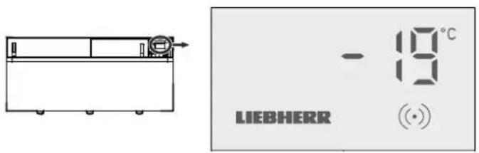 LIEBHERR SGTm 972 - Display i visningsmodus - 1