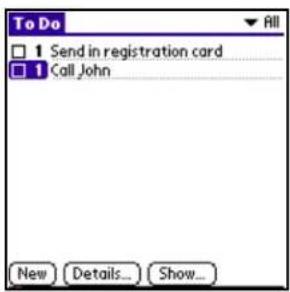 KYOCERA 7135 - Utilisation de To Do List (la liste de tâches) - 1