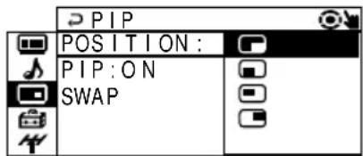 PIP POSITION : PIP:ON SWAP