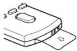 SONY CDX-GT760 - Preparación del control remoto de tarjeta - 1
