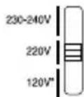 SONY MHC-GZR5D - C Voltage selector - 1
