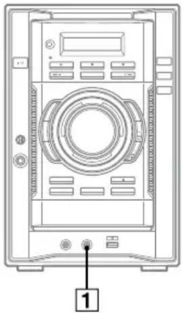 SONY MHC-GZR5D - Front panel - 1