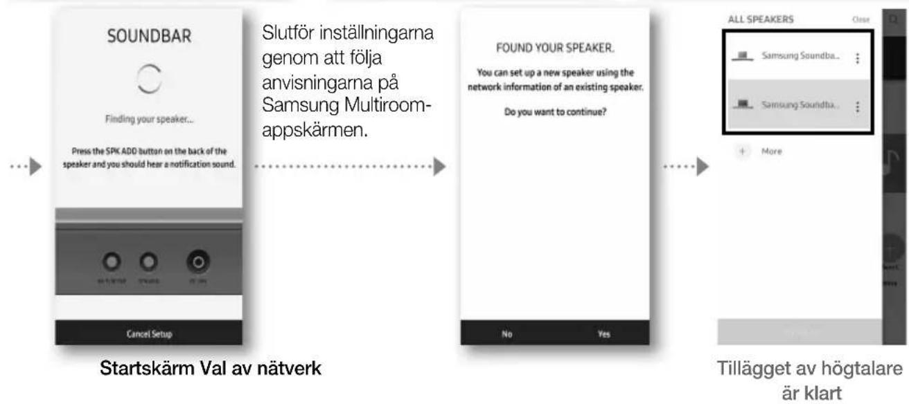 SAMSUNG HW-J8510R - Lägga till din Soundbar i ett befintligt Multiroom-ljudsystem - 4