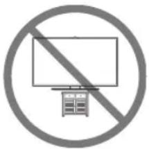 SAMSUNG UE48JU6645U - Sikkerhedsforanstaltninger: Fastgørelse af tv'et til væggen - 1